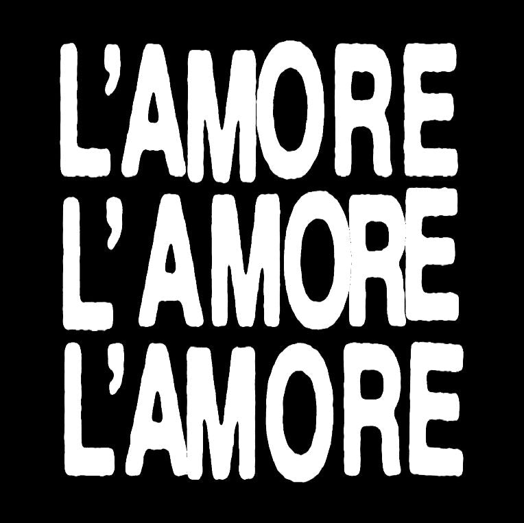 T-SHIRT "L'AMORE L'AMORE L'AMORE"