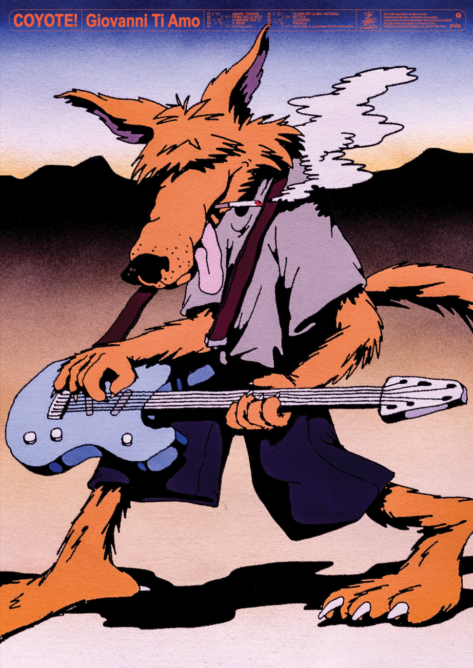 POSTER "COYOTE!" AUTOGRAFATO