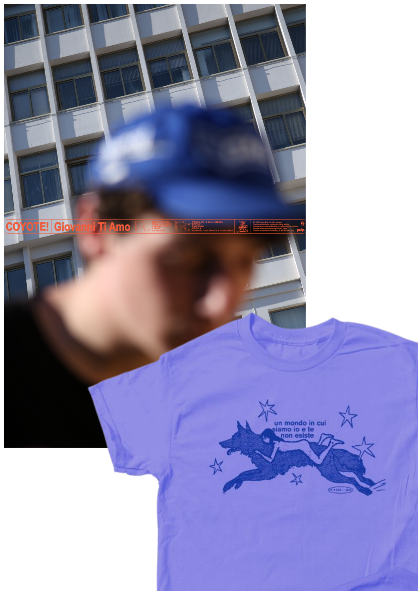 "COYOTE!" FAN PACK T-SHIRT + POSTER (AUTOGRAFATO)