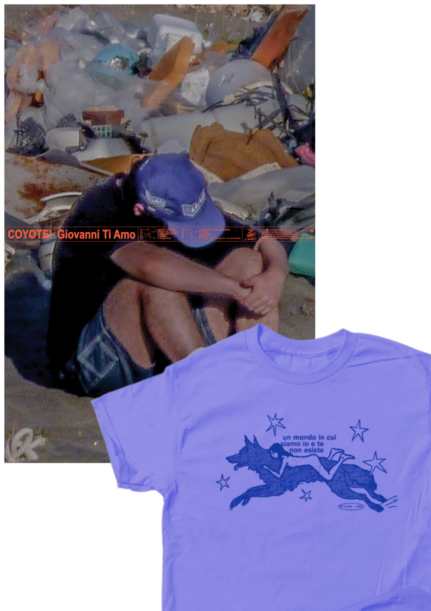 "COYOTE!" FAN PACK T-SHIRT + POSTER (AUTOGRAFATO)