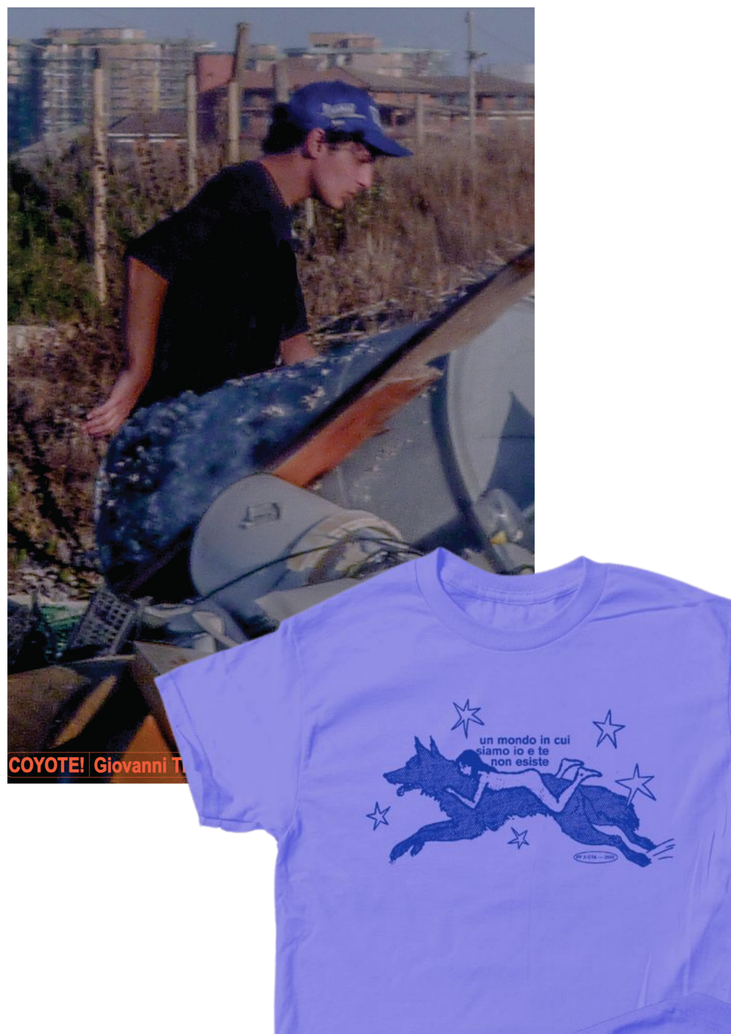 "COYOTE!" FAN PACK T-SHIRT + POSTER (AUTOGRAFATO)