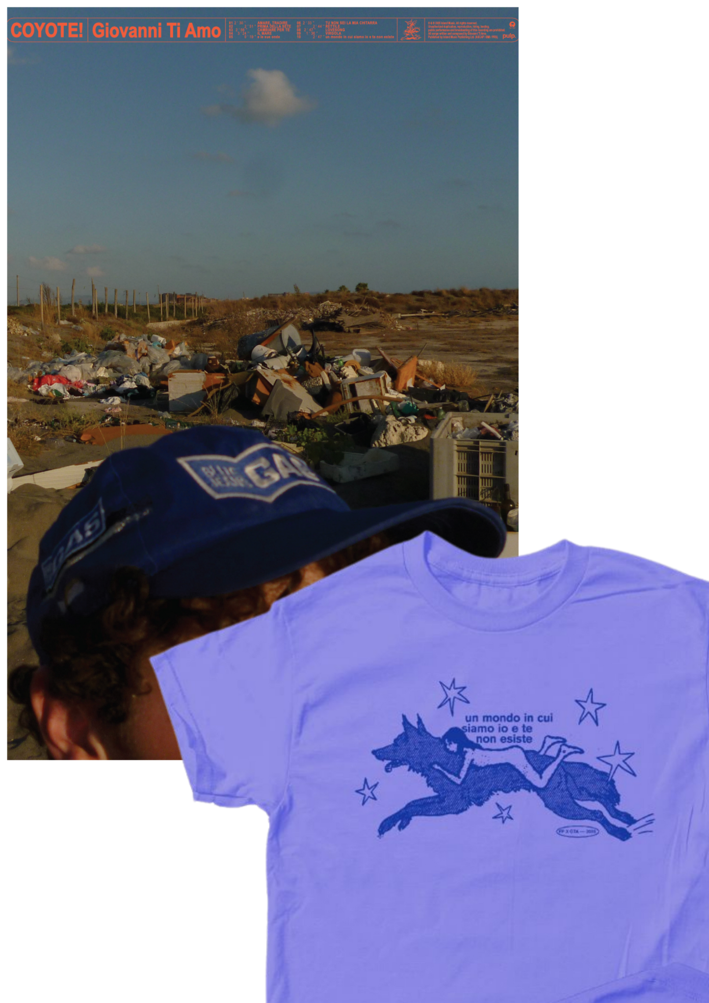 "COYOTE!" FAN PACK T-SHIRT + POSTER (AUTOGRAFATO)