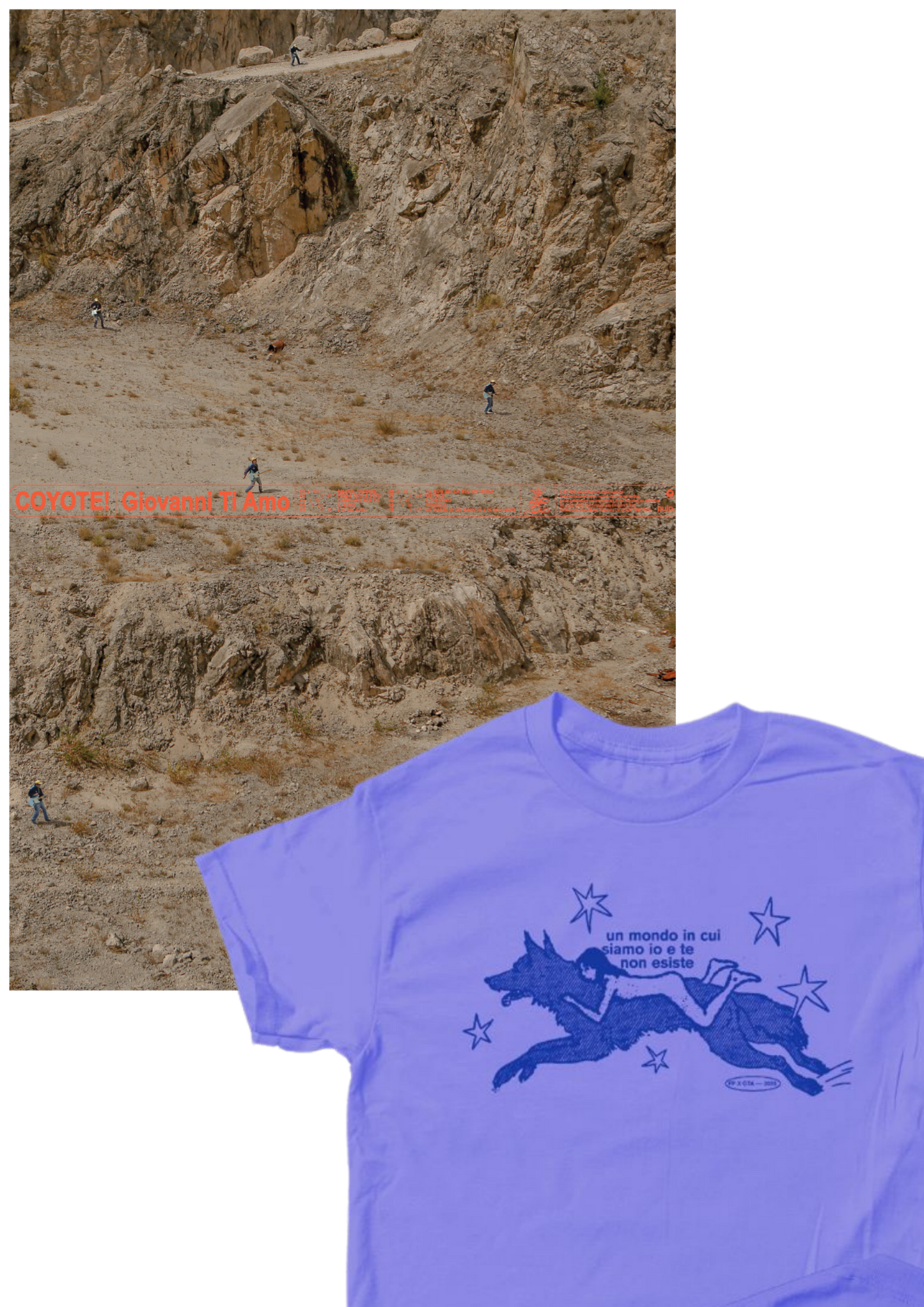 "COYOTE!" FAN PACK T-SHIRT + POSTER (AUTOGRAFATO)