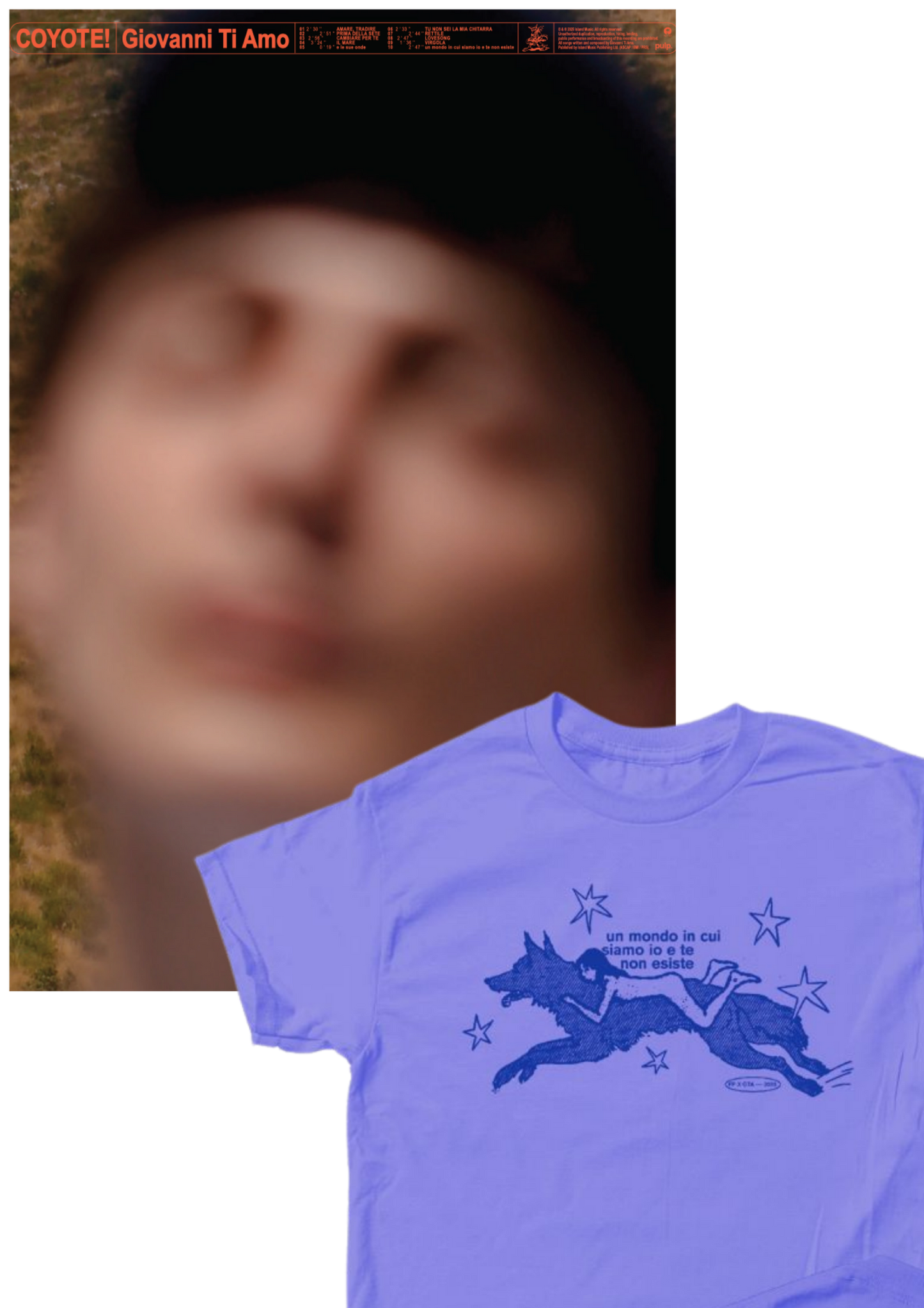 "COYOTE!" FAN PACK T-SHIRT + POSTER (AUTOGRAFATO)