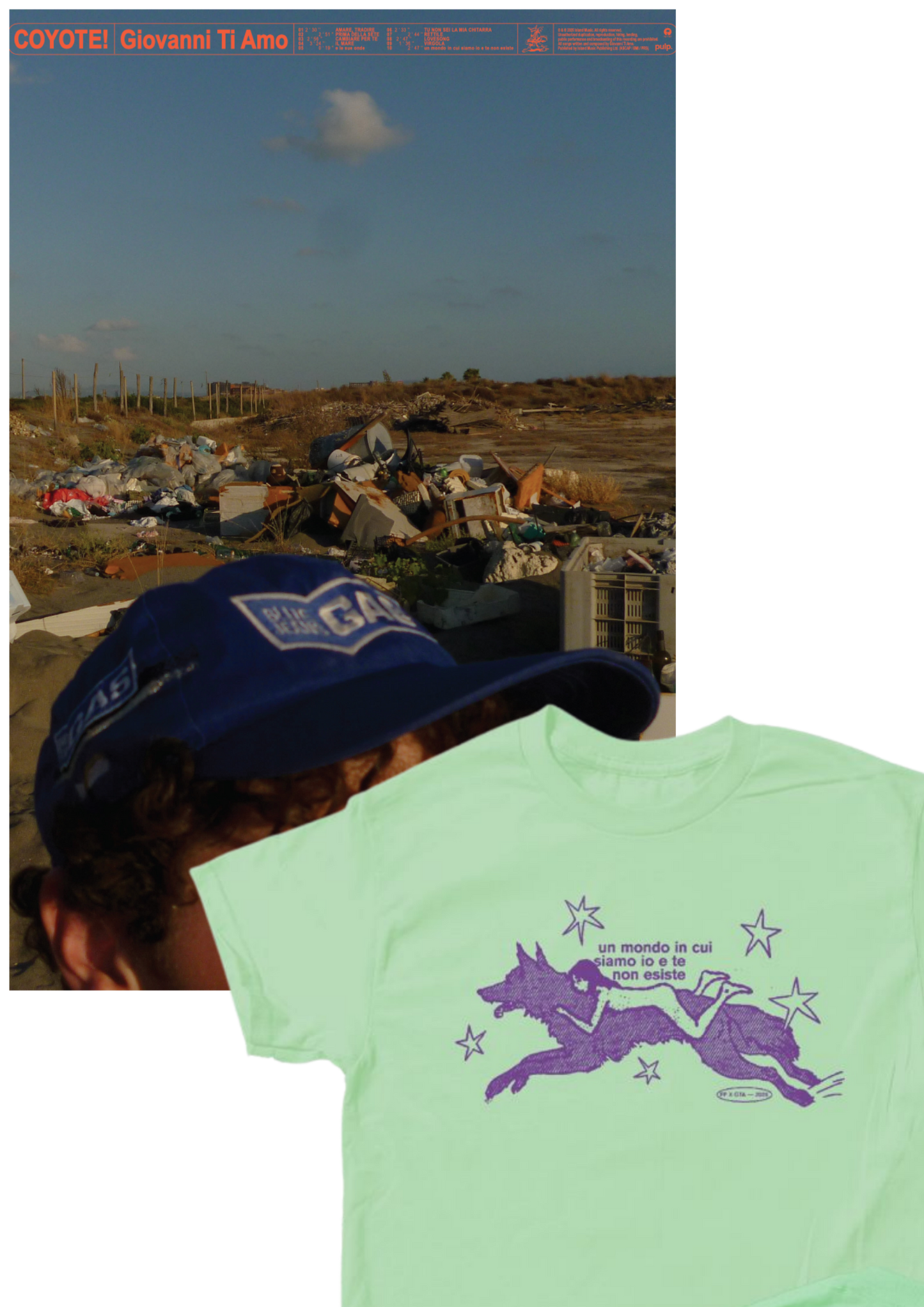 "COYOTE!" FAN PACK T-SHIRT + POSTER (AUTOGRAFATO)