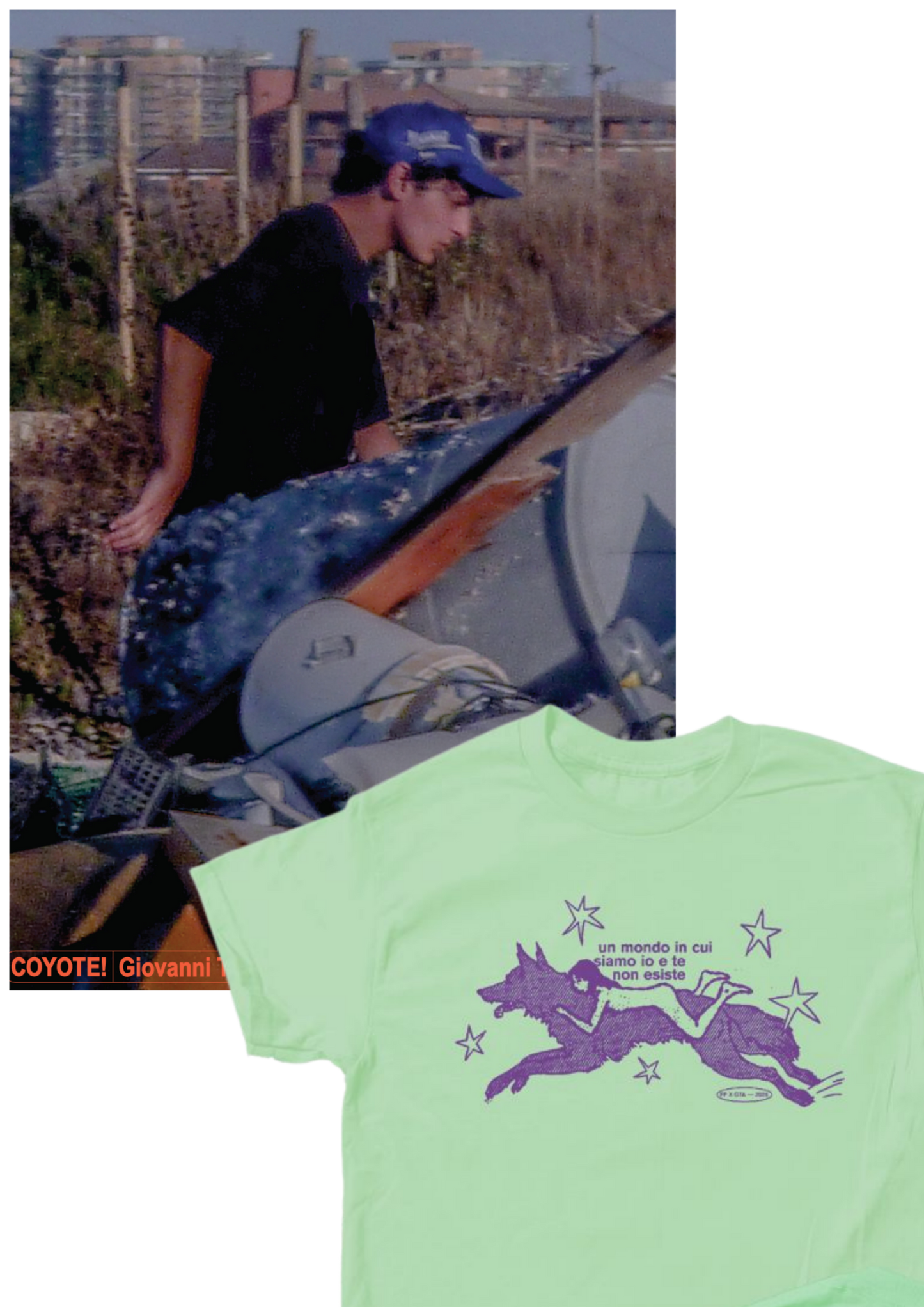 "COYOTE!" FAN PACK T-SHIRT + POSTER (AUTOGRAFATO)