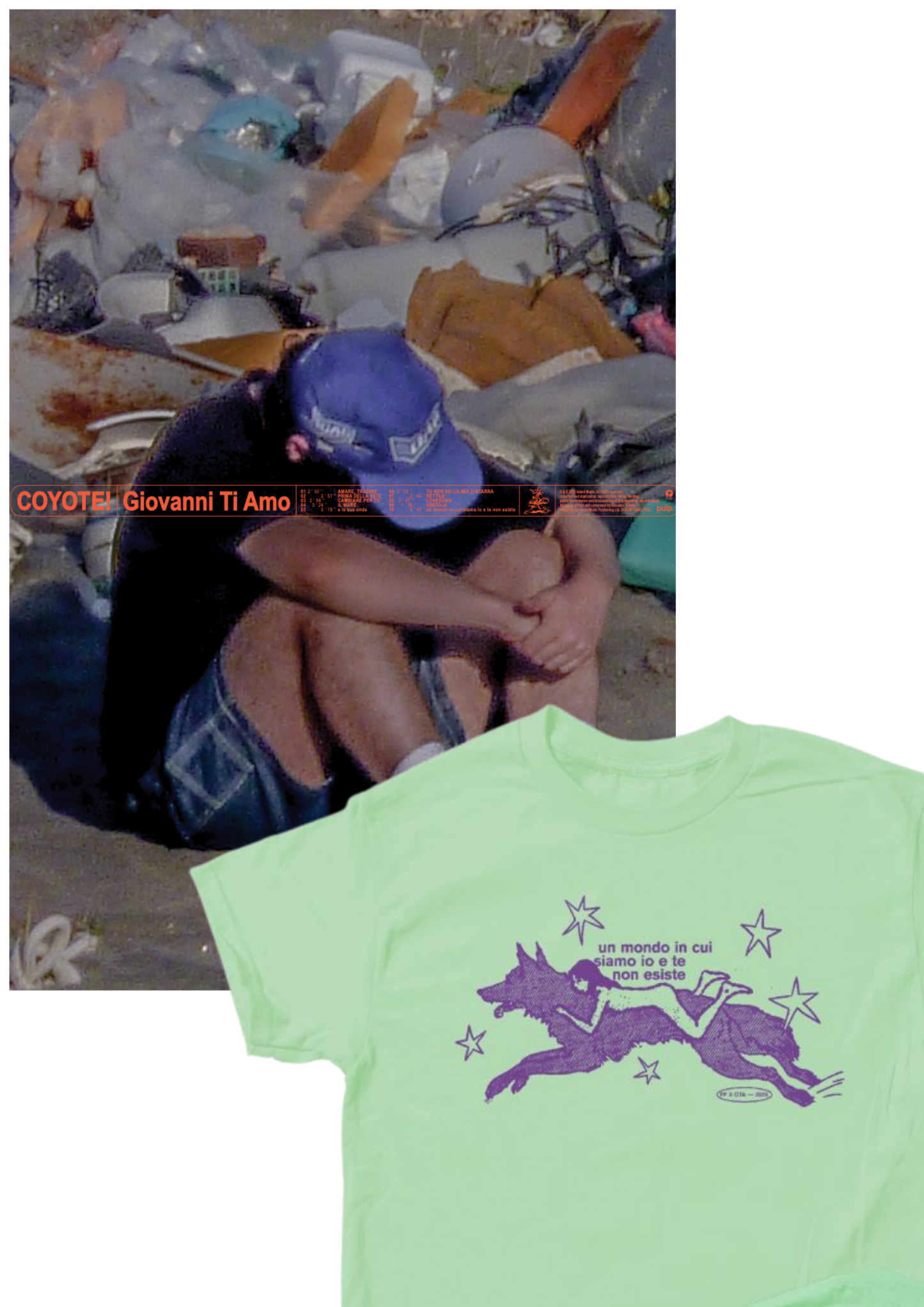 "COYOTE!" FAN PACK T-SHIRT + POSTER (AUTOGRAFATO)