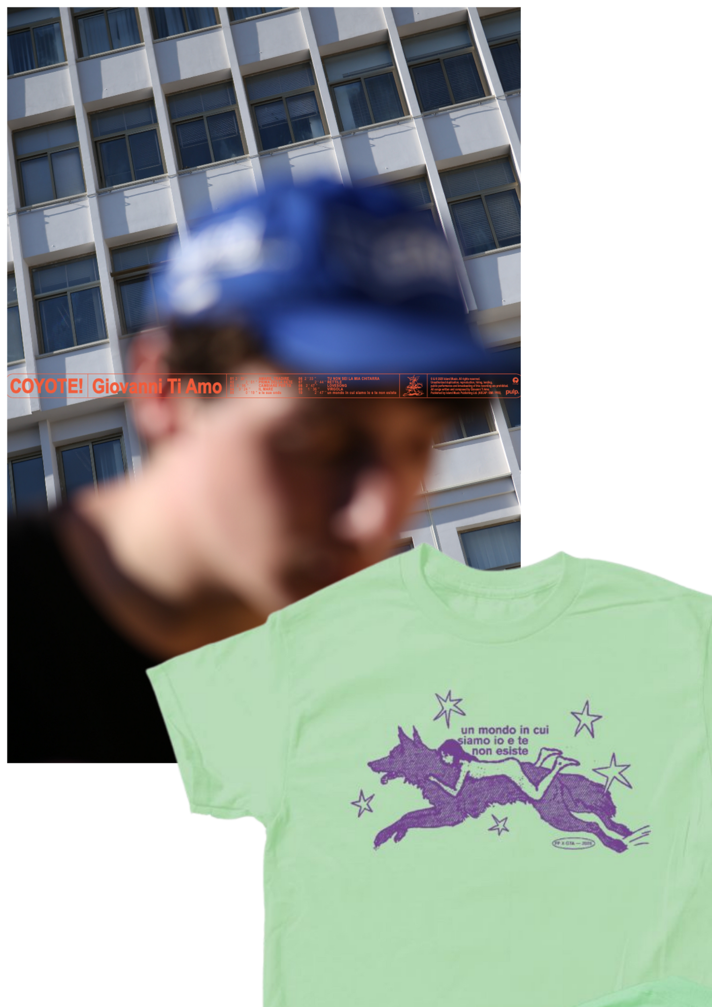 "COYOTE!" FAN PACK T-SHIRT + POSTER (AUTOGRAFATO)