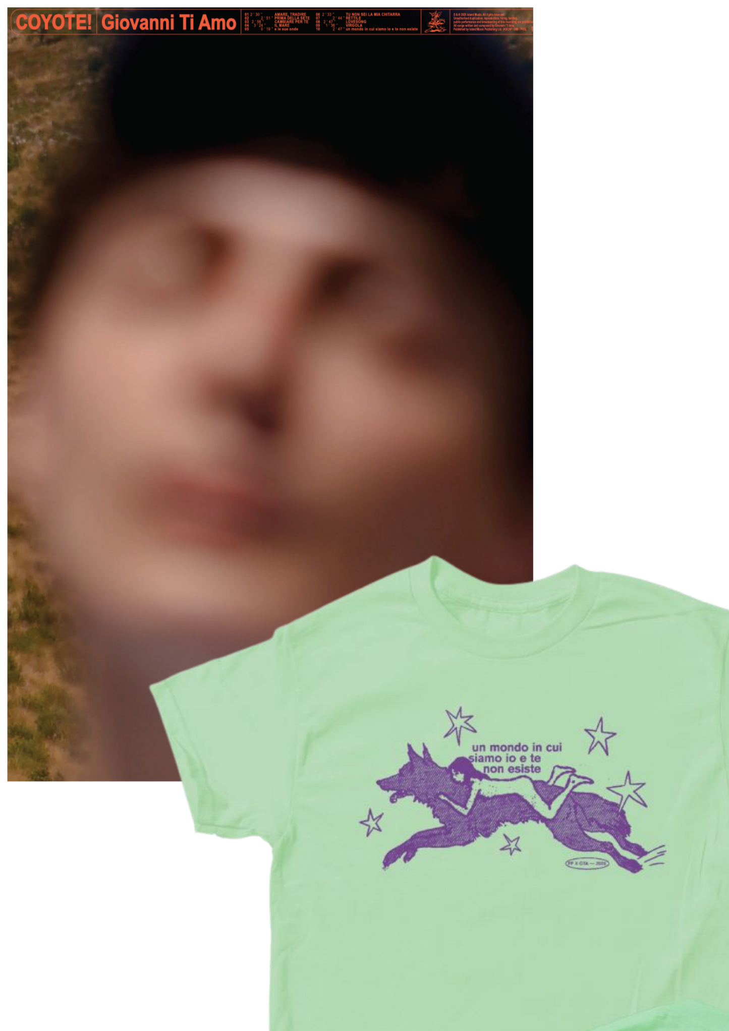 "COYOTE!" FAN PACK T-SHIRT + POSTER (AUTOGRAFATO)